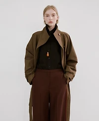 Mango Women's High-Waisted Lyocell Pants