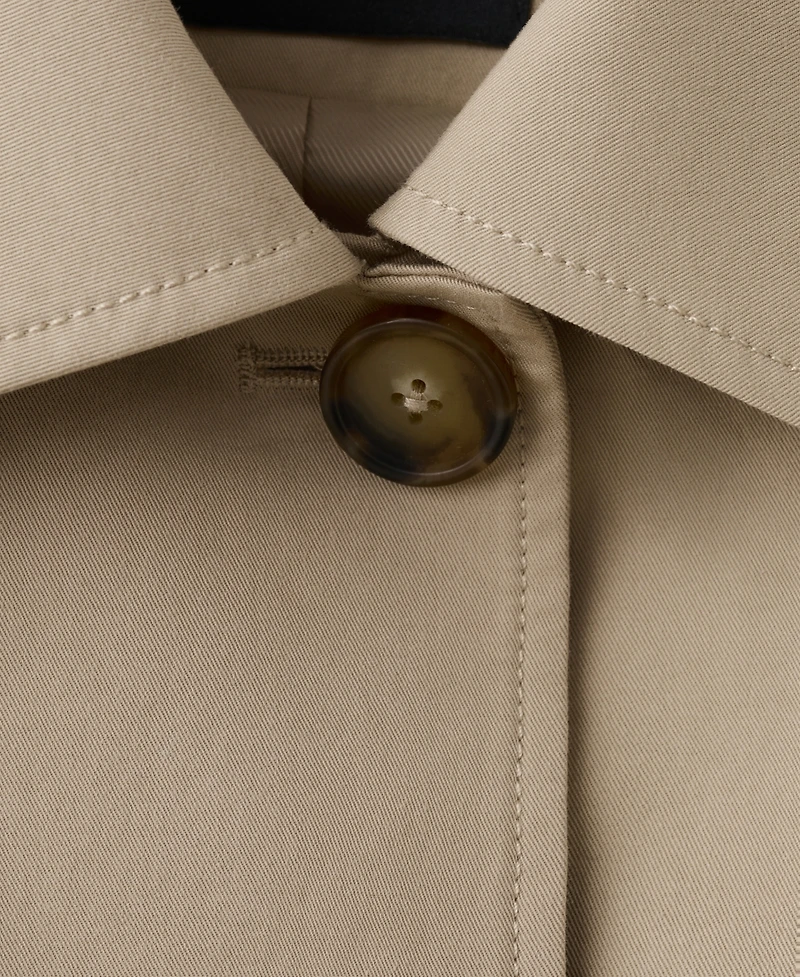 Mango Women's Pockets Cotton Jacket