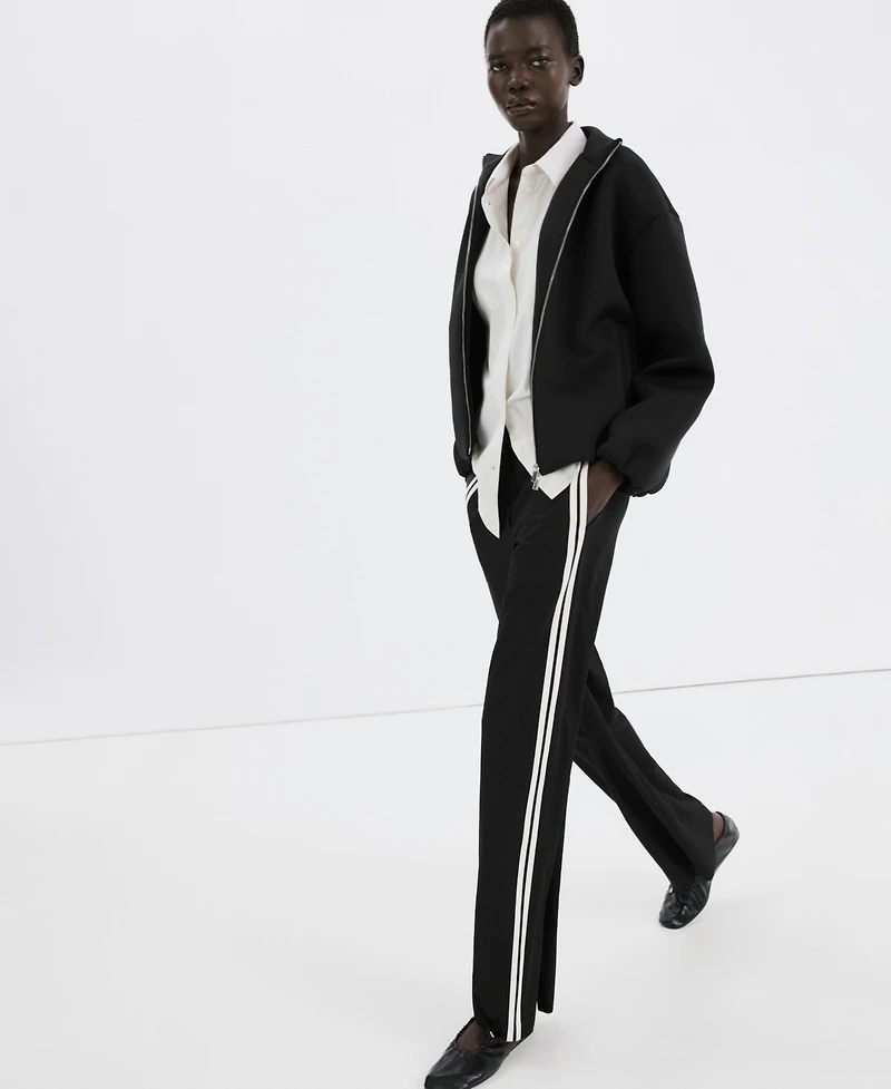 Mango Women's Combined Striped Pants