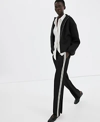 Mango Women's Combined Striped Pants