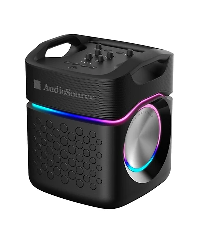 AudioSource 2.1 Party Speaker, 160W, Subwoofer, Rgb Lights, Bluetooth 5.3, Dual Mics, Portable with Ultra Bass Boost