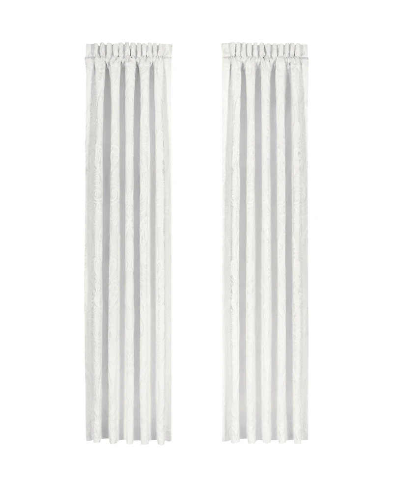J Queen New York Bianco 4-Pc. Window Panel Set, 50" x 95"