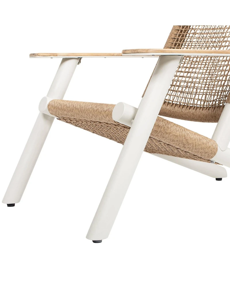 Mondawe Outdoor Aluminum Chaise Lounge Chair with Cushions