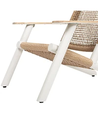 Mondawe Outdoor Aluminum Chaise Lounge Chair with Cushions