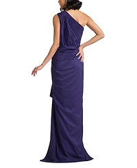 Tadashi Shoji Women's Lena Waterfall Drape Gown