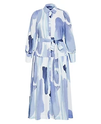 City Chic Women's Ezra Print Maxi Dress