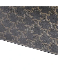 Pre-Owned Celine Small Triomphe Chain Shoulder Bag Triomphe Coated Canvas