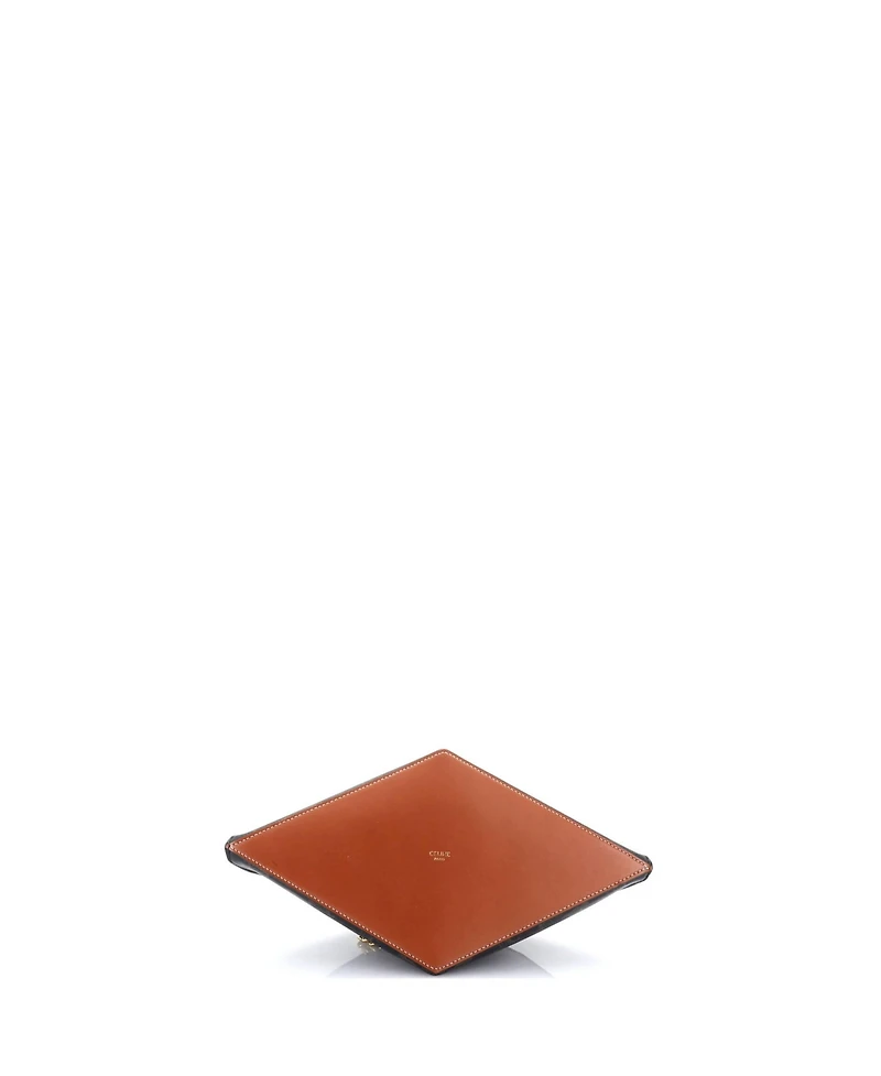 Pre-Owned Celine Pyramid Chain Shoulder Bag Triomphe Coated Canvas