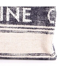 Pre-Owned Celine Small Cabas Thais Tote Striped Jacquard Textile