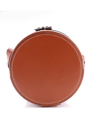 Pre-Owned Celine Medium Tambour Bag Triomphe Coated Canvas