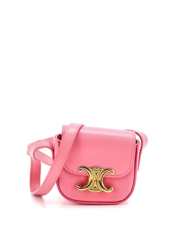 Pre-Owned Celine Mini Claude Shoulder Bag Leather