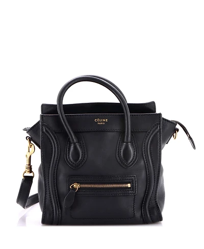 Pre-Owned Celine Nano Luggage Bag Smooth Leather