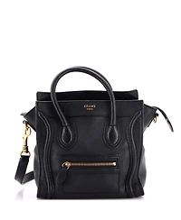 Pre-Owned Celine Nano Luggage Bag Smooth Leather