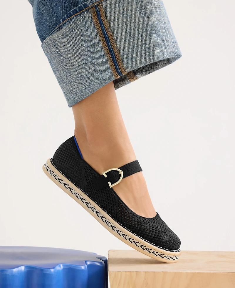 Rothy's Women's Espadrille Mary Jane Round Toe Flats