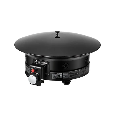 Slickblue 19 Inch Propane Fire Pit 53000 Btu with Grill Grate