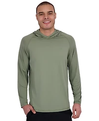 Spyder Men's Raglan Long-Sleeve Upf 50+ Rashguard