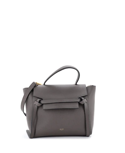Pre-Owned Celine Micro Belt Bag Textured Leather