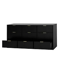 flynama Slim 5 Drawer Dresser Wood for Bedroom Living Room Small Space Storage