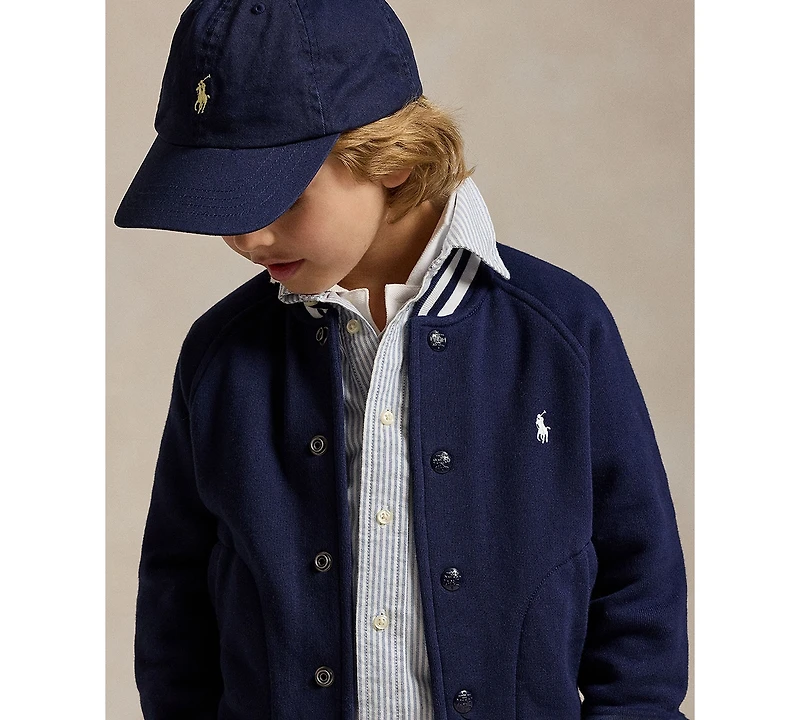 Polo Ralph Lauren Toddler and Little Boys Fleece Baseball Jacket