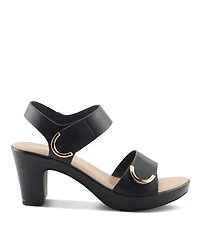 Patrizia Women's Sandal with Adjustable Hook-and-loop Fit for Lasting Comfort