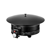 Slickblue 24 Inch Propane Fire Pit 53000 Btu with Grill Grate