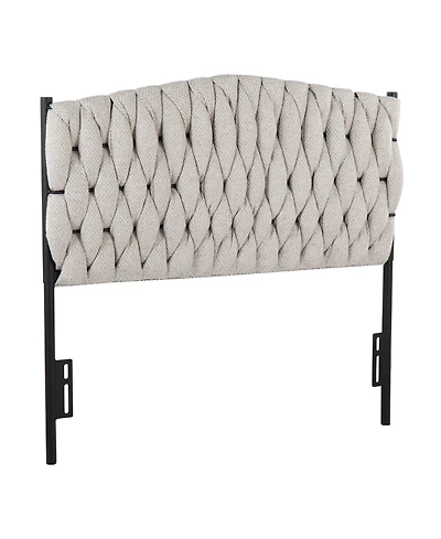 Flynama Fabric Twin Headboard 41-53H x 63W inch Durable Casual Design