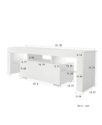 Rainsken Led Tv Stand for 55 Inch Tv
