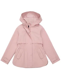 Rokka&Rolla Girls Trench Coat Hip-Length Hooded Jacket
