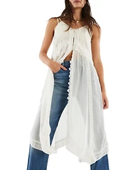 Free People Women's Sleeveless V-Neck Snowbird Maxi Top