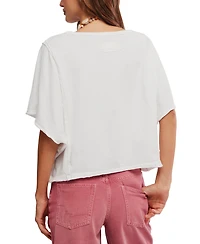Free People Women's Dolman-Sleeve Boxy Fit T-Shirt