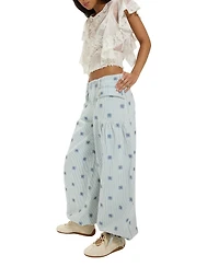 Free People Women's Mid-Rise Wide-Leg Pants