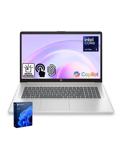 Hp Essential 17.3" Traditional Laptop Intel Core Ultra 5 32GB Ram Intel Graphics 1TB Ssd Storage Windows 11 Pro 60Hz