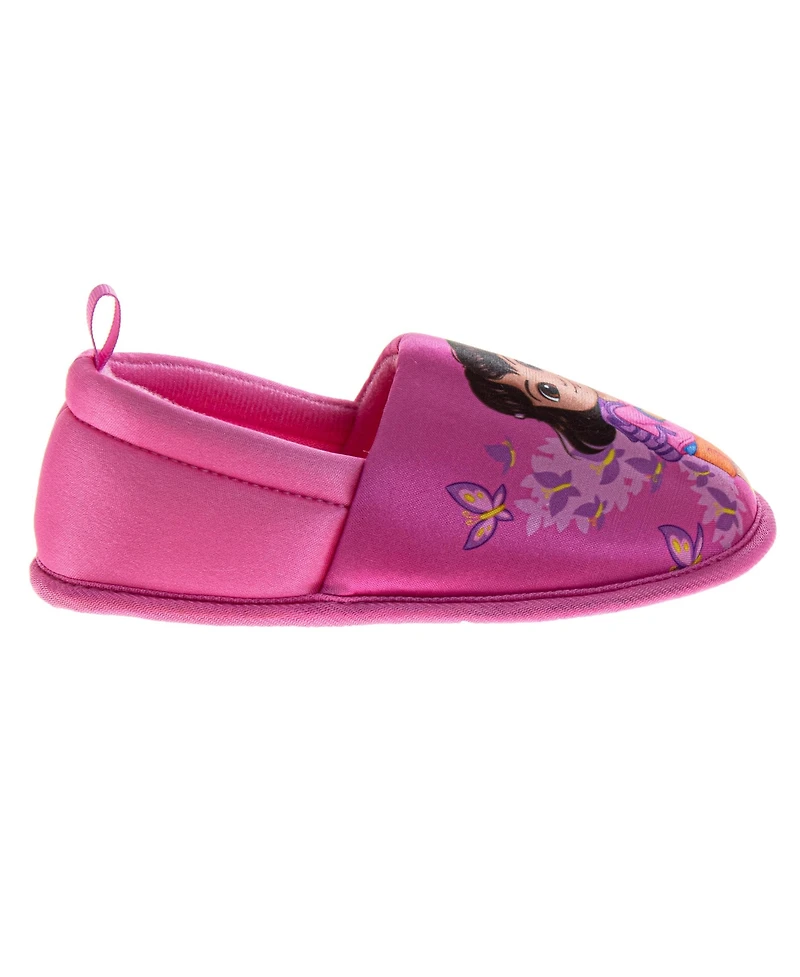 Nickelodeon Toddler Dora the Explorer Slippers Plush, Warm, and Soft House Shoes