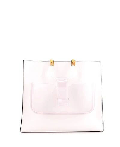 Pre-Owned Fendi Large Sunshine Pocket Shopper Tote Leather with Pvc