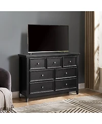 flynama Spacious 7 Drawer Dresser Modern Cabinet with Wide Slides for Living Room Bedroom Organization