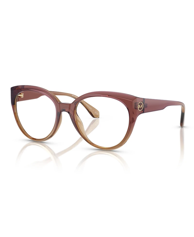Michael Kors Women's Round Amelia Island Eyeglasses, MK4145U