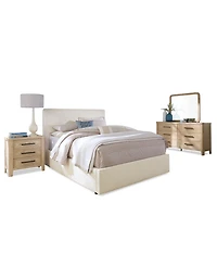 Marcel 3-Pc. Upholstered Full Bed Set (Bed, Dresser & Nightstand)