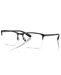 B by Brooks Brothers Men's Rectangle Eyeglasses