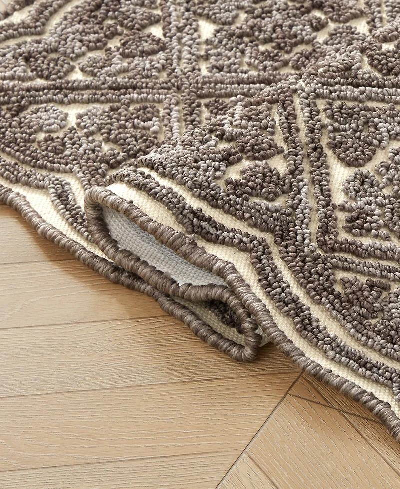 Laura Ashley Scalloped Skid Resistant Accent Rug, 26" x 45"