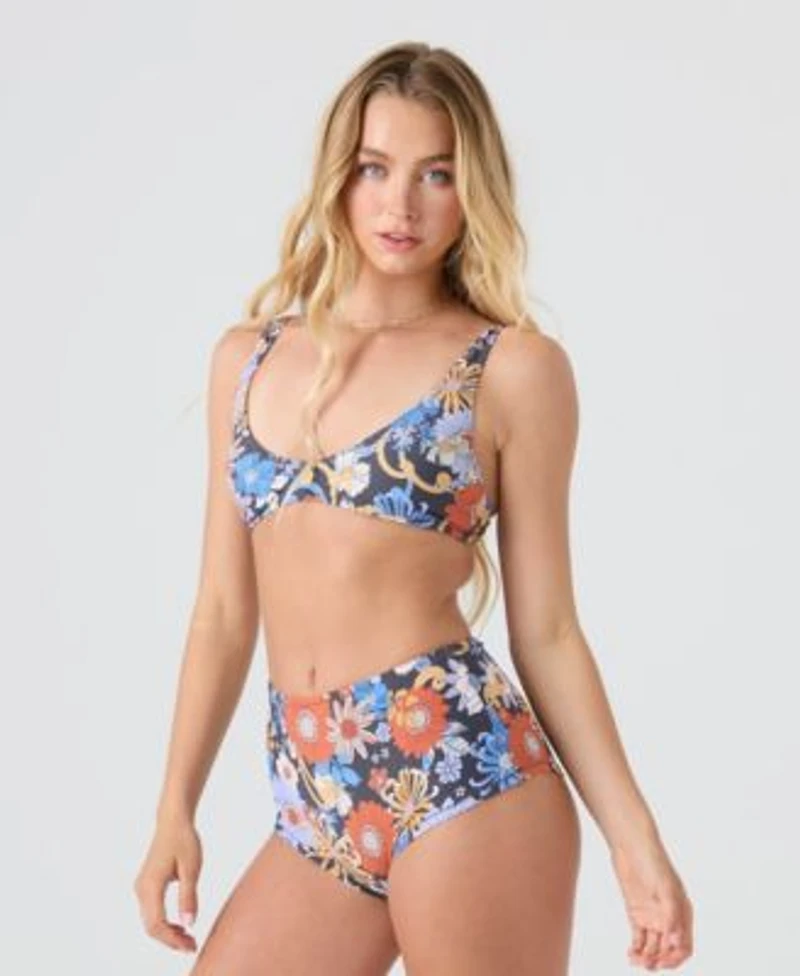 Roxy Soulflower Scoop Bralette Bottoms