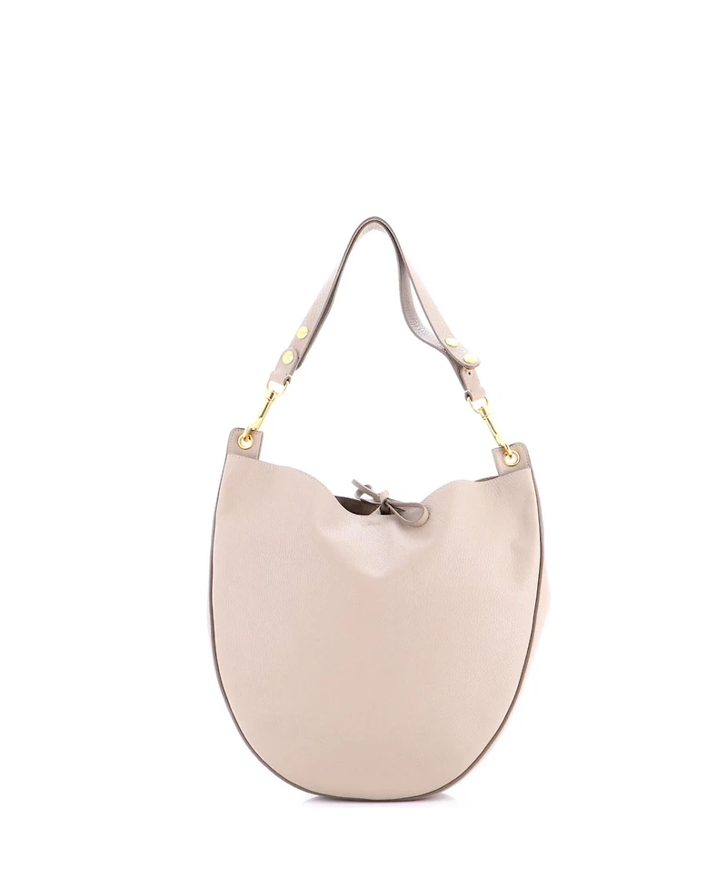 Pre-Owned Celine Medium Trotteur Pocket Hobo Grainy Leather