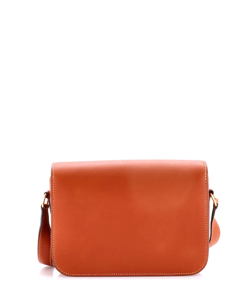 Pre-Owned Celine Large Triomphe Shoulder Bag Smooth Calfskin