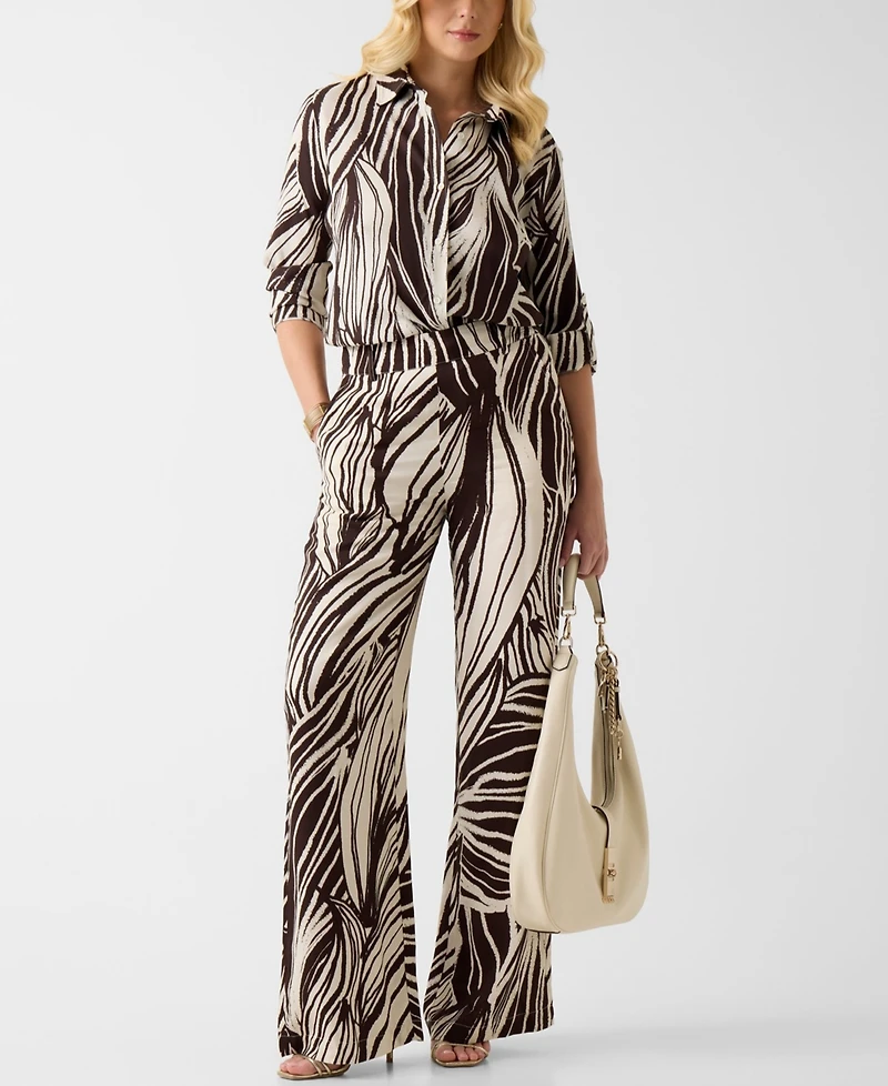 Guess Women's Wide-Leg Pull-On Pants