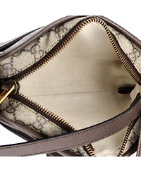Pre-Owned Gucci Small Ophidia Top Handle Camera Bag Gg Coated Canvas