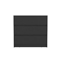 flynama Three Drawer Dresser Modern Wengue Finish Compact Storage Organizer 4.1 inch H 12 inch W for Home Bedroom