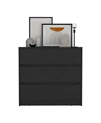 flynama 3 Drawer Mid Century Modern Dresser Multipurpose Cabinet for Kids Room Home Furniture