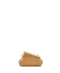 Pre-Owned Fendi Small First Bag Woven Leather