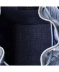 Pre-Owned Fendi Mini Woven Handle Mon Tresor Bucket Bag Zucca Embroidered Canvas