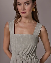 Donna Karan New York Women's Sleeveless Square Neck Dress