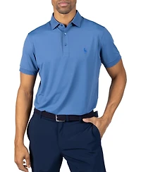 Tailorbyrd Men's Micro Perforated Performance Short Sleeve Polo